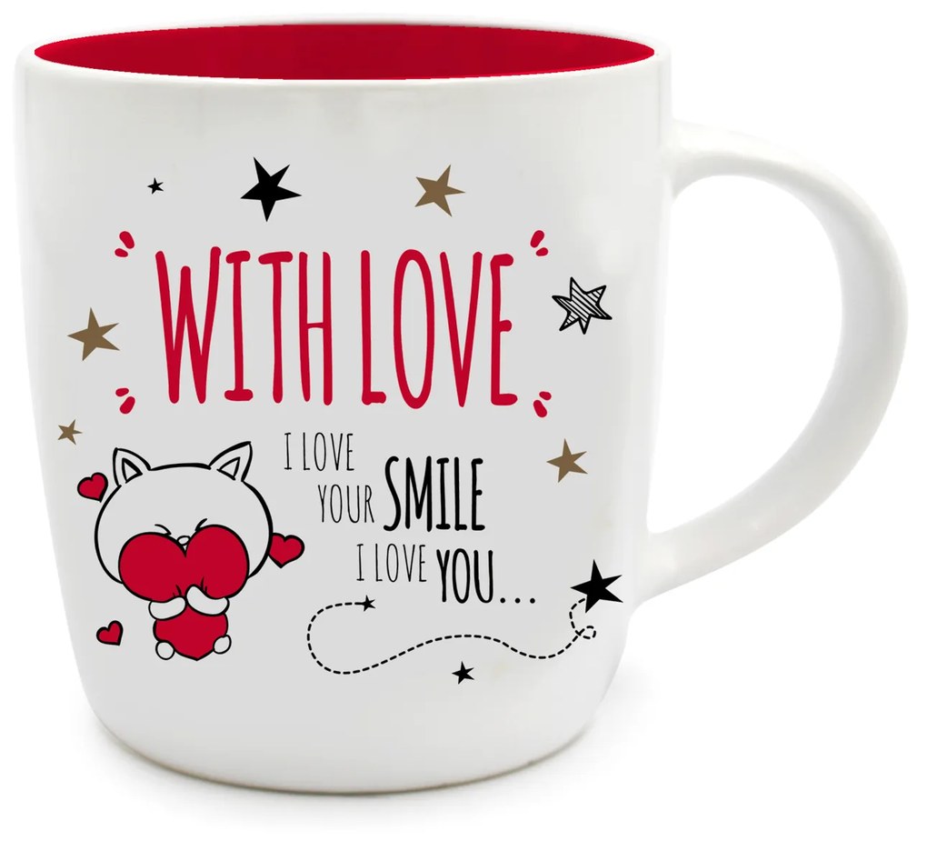 Mug 400 ml Love in ceramica stoneware