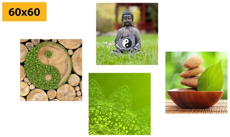 Set di quadri – Armonia piacevole Feng Shui
