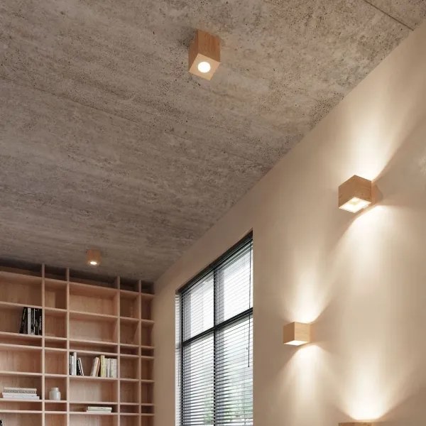 Sollux SL.0493 - Faretto QUAD 1xGU10/10W/230V legno