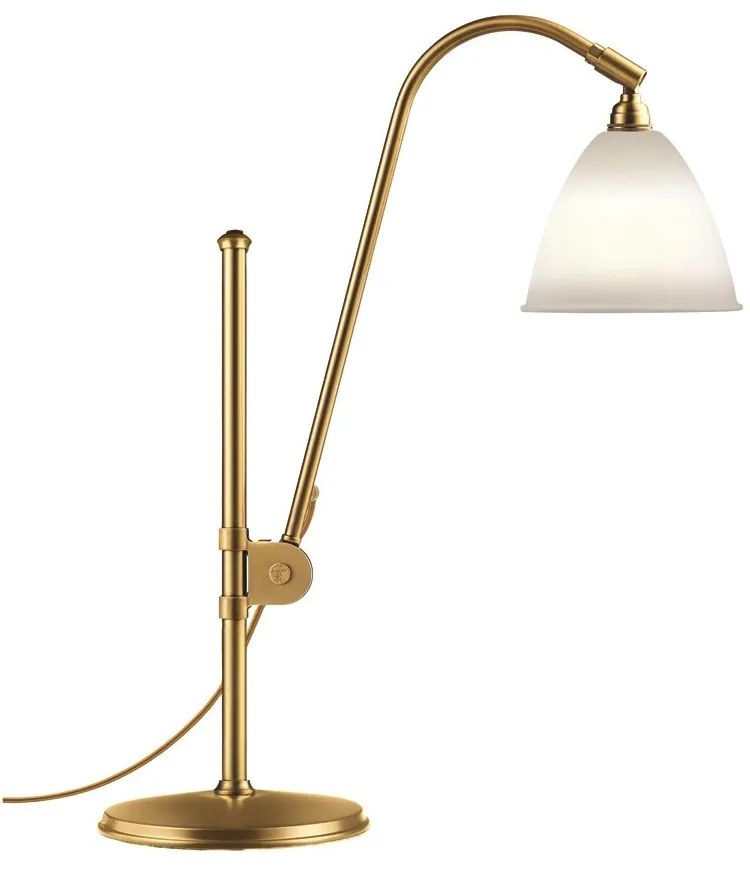 Bestlite BL1 Lampada da Tavolo Ø16 Ottone/Porcellana - GUBI