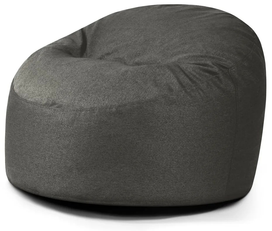 Pouf a sacco per bambini grigio scuro Om 85 – SLOWDOWN