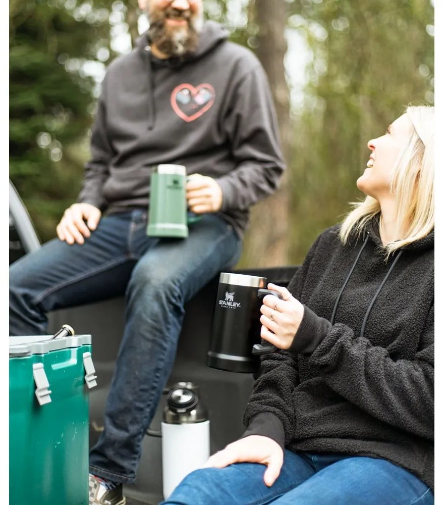 Tazza termica nera in acciaio inox 700 ml The Big Grip Beer Stein Black – Stanley