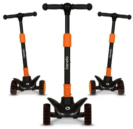 Lionelo - Per bambini scooter TIMMY 3xAA arancione/nero