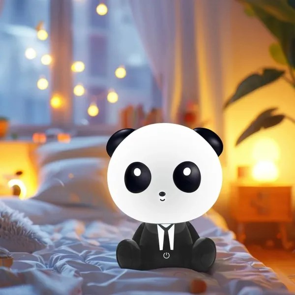 Lampada a LED dimmerabile per bambini PANDA LED/2,5W/3,7V 1200 mAh