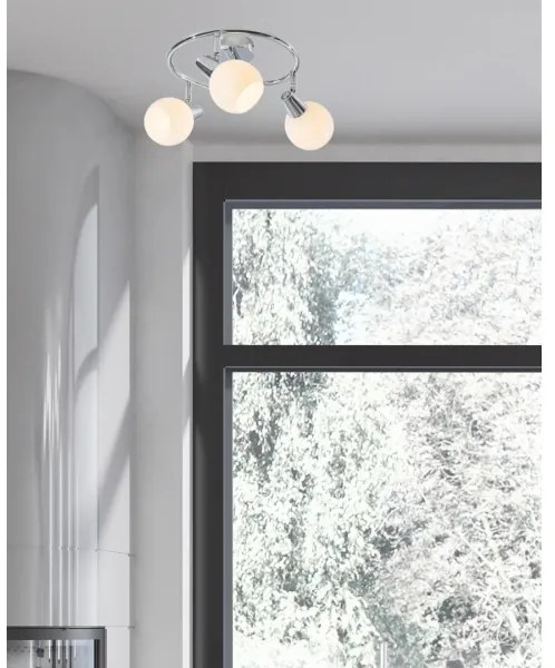 Faretto LED DOXY 3xE14/4W/230V cromo lucido