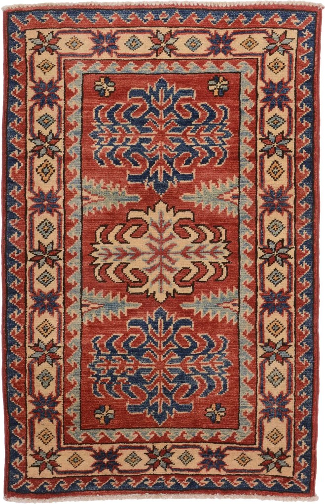 Kazak Tappeto orientale 90x60 (Pakistan) Annodato A Mano