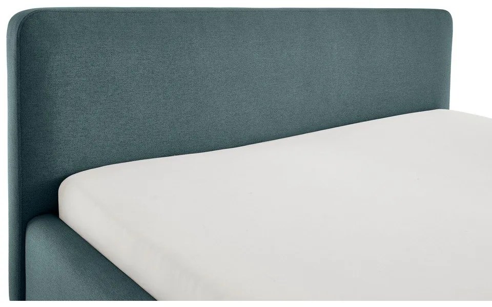 Letto matrimoniale imbottito blu rete non inclusa 180x200 cm Mattis – Meise Möbel