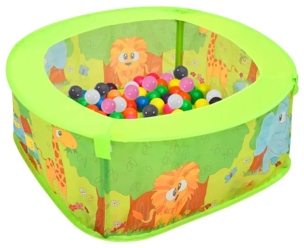 Piscina per Bambini con Palline 300 Pezzi 75x75x32 cm, Piscina con 300 Palline per Bambini 75x75x32 cm II