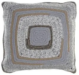 Cuscino DKD Home Decor Naturale Grigio 40 x 10 x 40 cm Boho