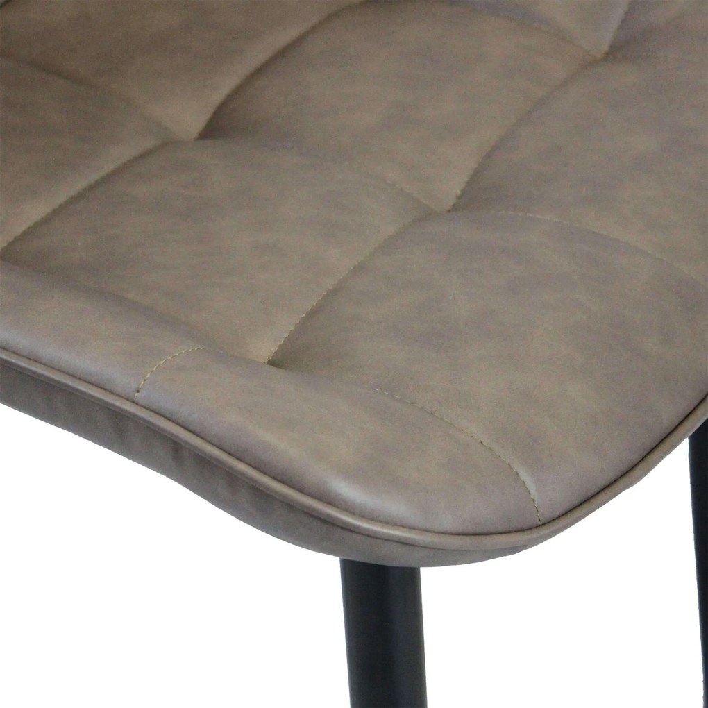 WINTER - poltrona imbottita per sala da pranzo in ecopelle