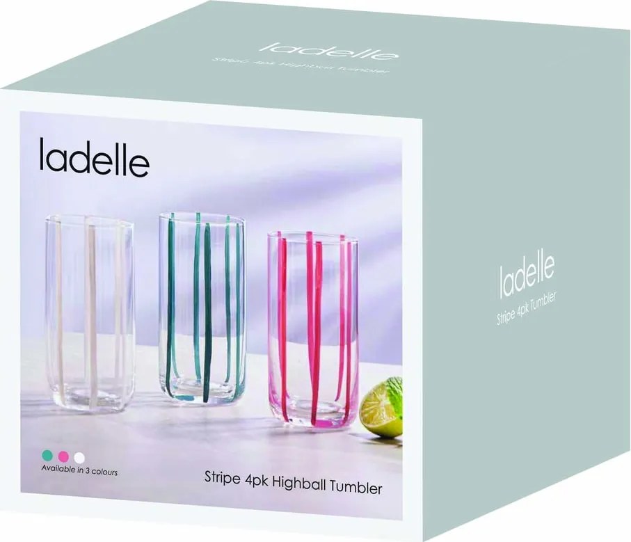Set di bicchieri 4 pz 450 ml Stripe – Ladelle