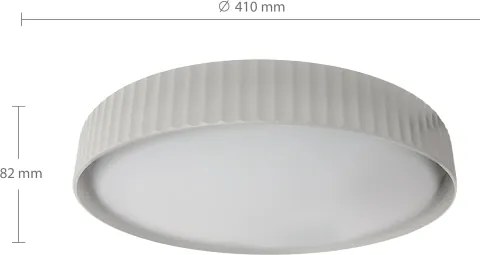 Brilagi - Plafoniera LED dimmerabile LUCIA LED/48W/230V Ø 41 cm bianca+telecomando