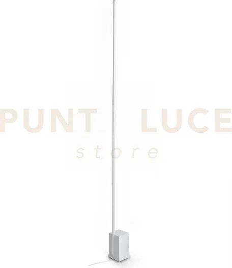 Essence square lampada da terra bianca led 3000k  24w  2400 lm