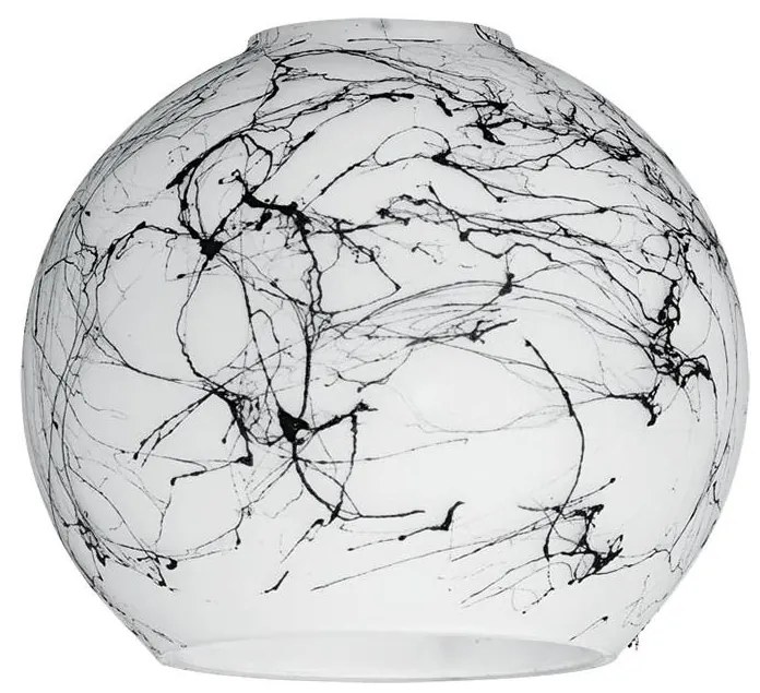 Eglo 90252 - Paralume MY CHOICE bianco e nero E14 diametro 9 cm