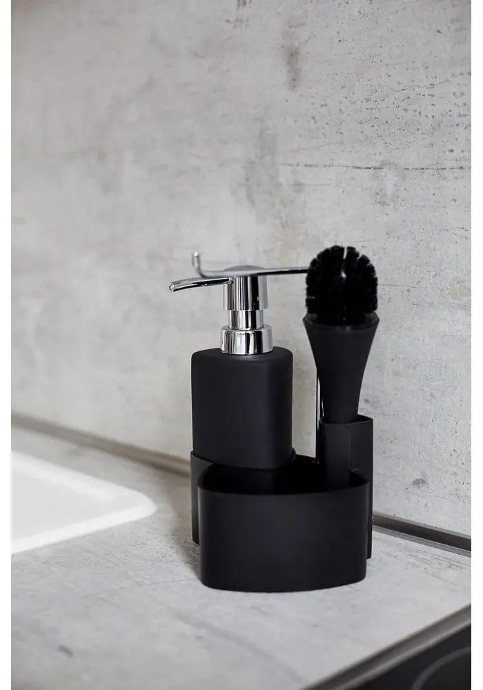 Distributore di sapone liquido nero Festival - Wenko