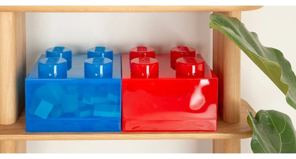 Scatola per bambini blu in plastica 25x25x18 cm – LEGO®