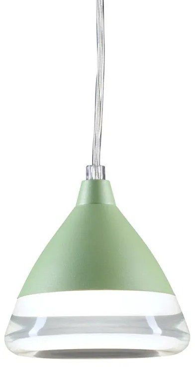 Lampadario LED classico Graal verde, luce naturale 1955 lumen, SOVIL, IP54