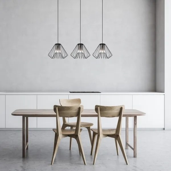 Rabalux 72371 - Lampadario a sospensione con filo EMERENCIA 3xE27/40W/230V