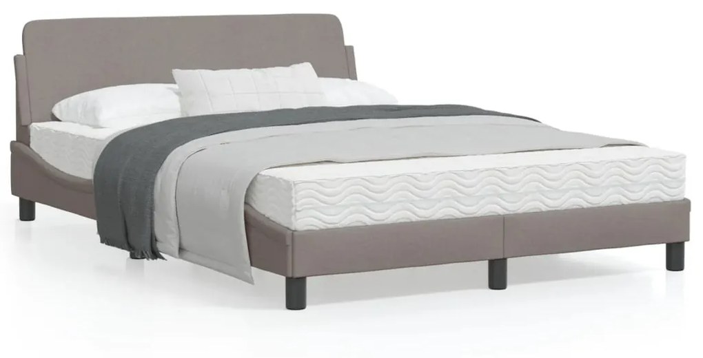 Giroletto Senza Materasso Tortora 140x200 Cm İn Tessuto /
