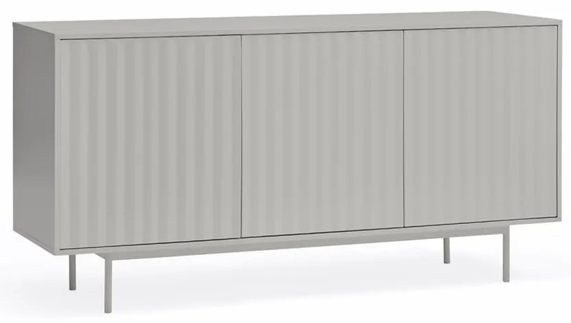 Cassettiera bassa grigia 159x80 cm Sierra - Teulat