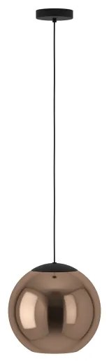 Eglo 390089 - Lampadario a sospensione con filo CORDOBA 1xE27/40W/230V rame