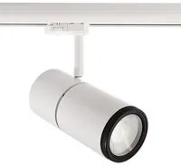 PLEIONE FOCUS II faretto track LED COB 34W binario trifase angolo luce regolabile 25-60 gradi RA>90 negozio 230V 4000K