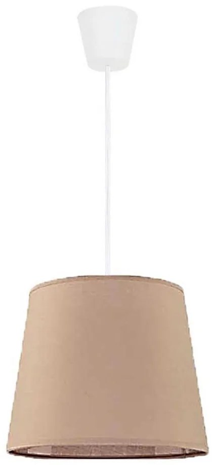 Duolla - Lampadario a sospensione con filo SOLO 1xE27/40W/230V diametro 24 cm beige