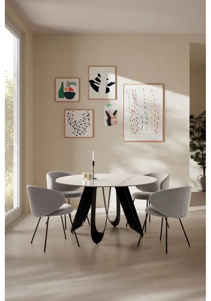 Tavolo da pranzo rotondo ø 135 cm Aila - Marckeric