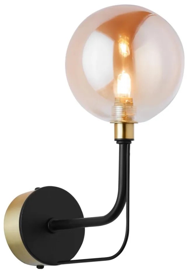 Jupiter 1887 - Lampada da parete ERIS 1xG9/14W/230V oro/nero/beige fumé