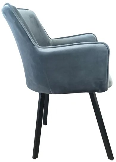 Sedia da pranzo AMELIA grigio