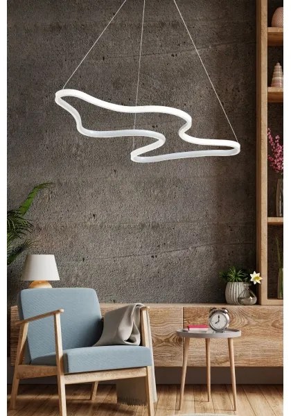 Lampada a sospensione LED su cavo ARTISAN LED/36W/230V 6500K bianco