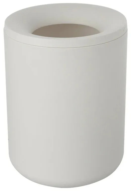 Pattumiera in Plastica color Bianco Stile Moderno