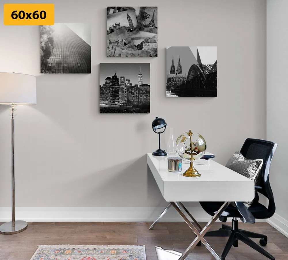 Set di quadri – Città in stile interessante