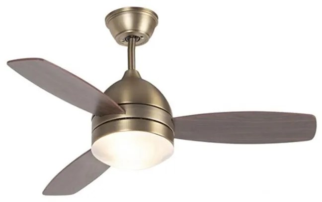 Ventilatore da soffitto in bronzo con telecomando - Rotar