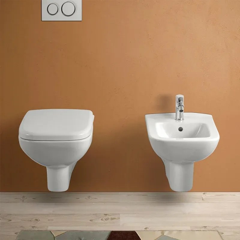 Copriwater originale serie Venti bianco lucido in termoindurente