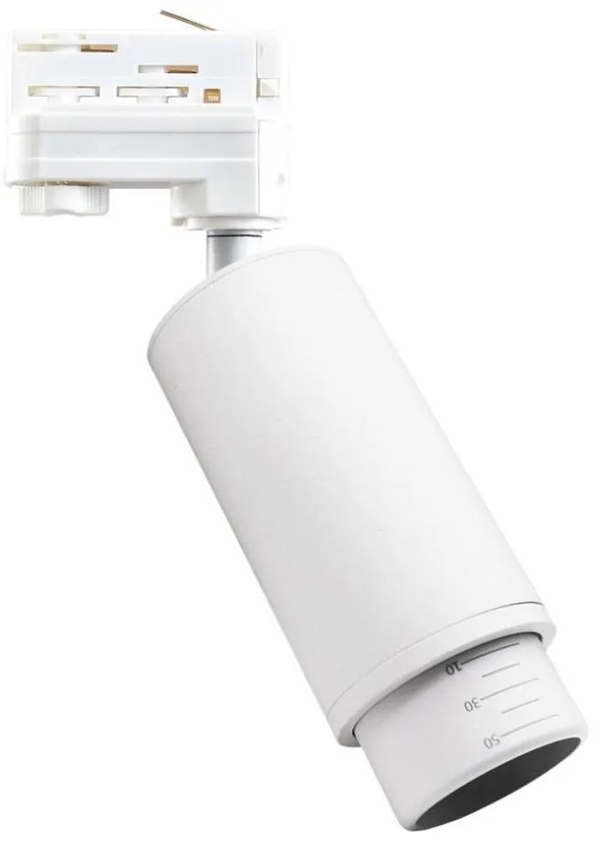 Faretto per sistema a binario trifase MICA 1xGU10/25W/230V bianco