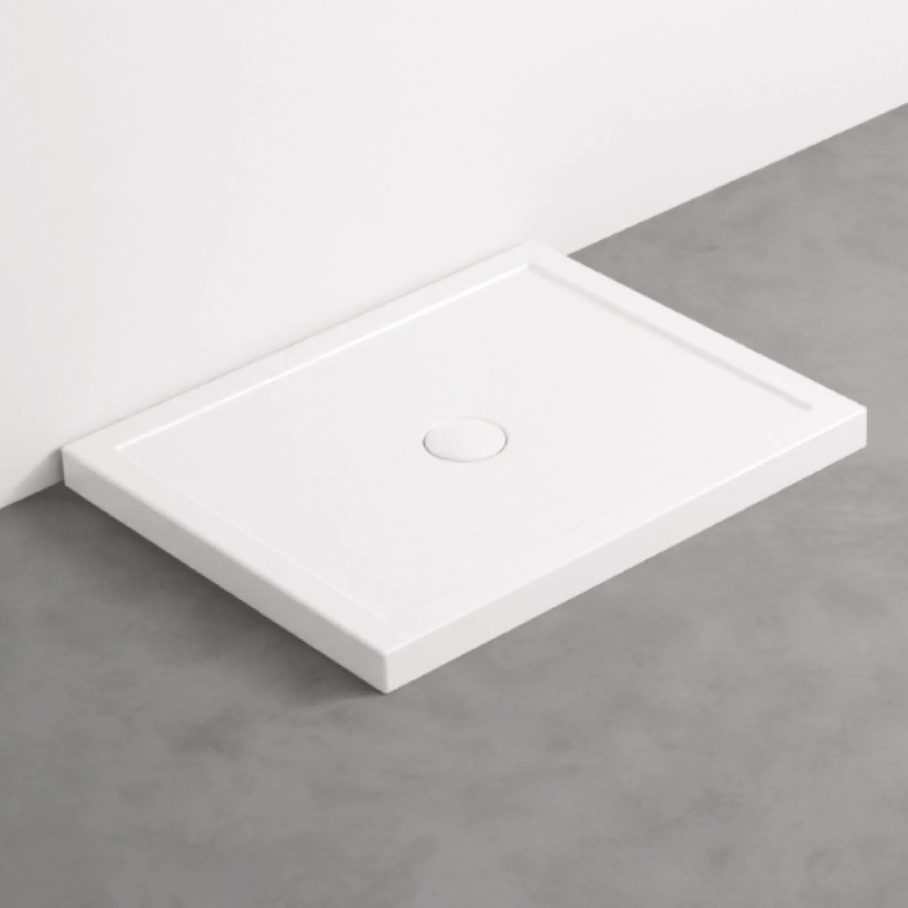 Piatto Doccia 72x90 Ceramica Cielo "Sessanta" Bianco Lucido