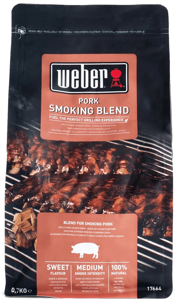 Miscela per affumicatura carne di maiale per barbecue Weber