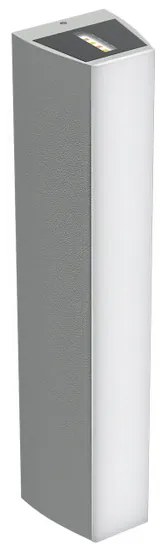 Applique Bidirezionale Grigia 12W CCT IP65 da esterno - Serie FILO Colore Bianco Variabile CCT