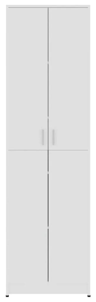 Armadio per ingresso bianco 55x25x189 cm in legno multistrato