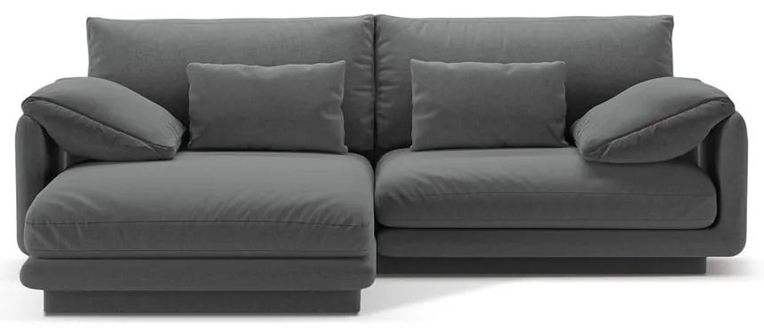Divano angolare grigio scuro (angolo sinistro) Torino - Micadoni Home