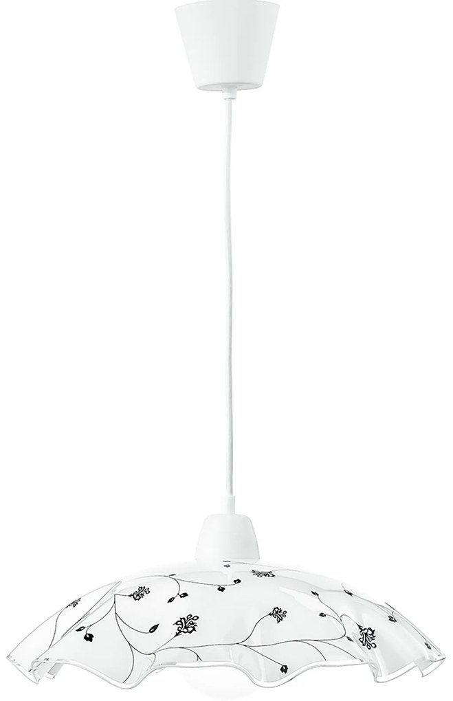 Lampadario Sospensione Root Henging Colore Bianco 60W