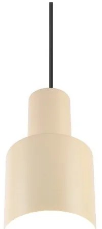 Lampadario giallo con paralume in metallo ø 12 cm Agudo - Trio