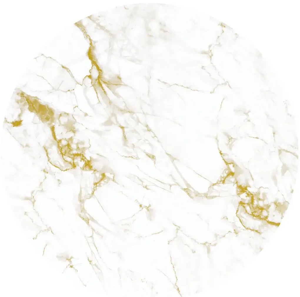 KEK Amsterdam Carta da parati panoramica Marble 5 Circle - Multicolor - Durchmesser 1,425m