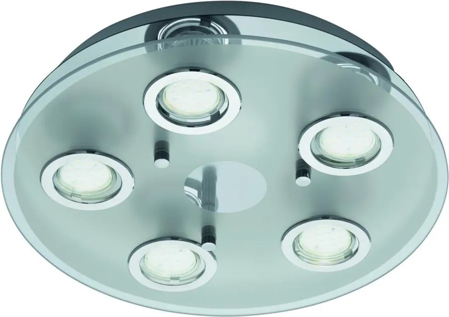 Eglo 54563 - Plafoniera LED 5xGU10/3W/230V cromo lucido