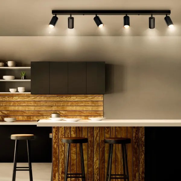 Brilagi - Lampada spot LED dimmerabile SELE 6xGU10/6,5W/230V nero/oro