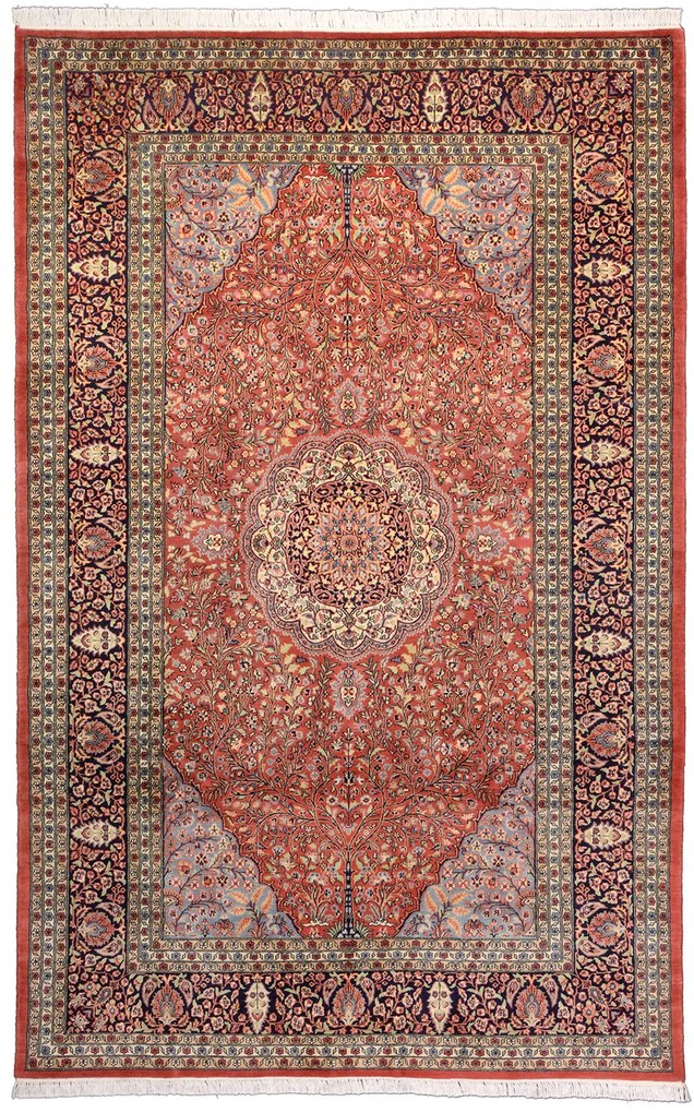 Tabriz Tappeto 180 x 290 Rosa (Pakistan) Annodato A Mano
