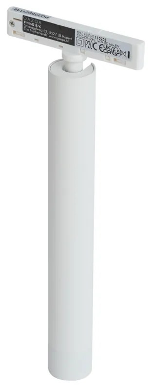 Faretto bianco moderno per sistema a binario monofase - Slimline Avery