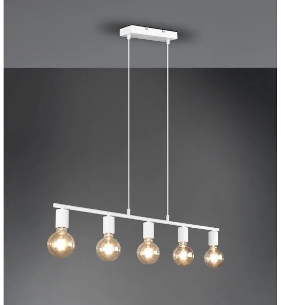 Reality - Lampadario a sospensione con filo VANNES 5xE27/40W/230V