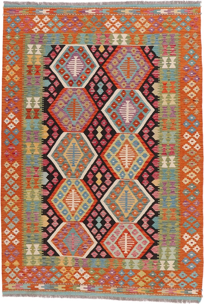 Kilim Tappeto 170 x 250 (Pakistan) Annodato A Mano